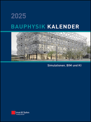 cover image of Bauphysik-Kalender 2025